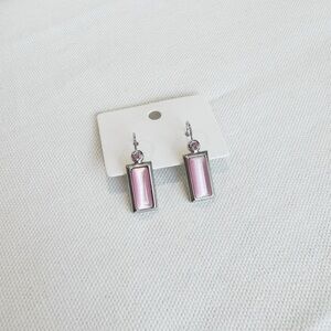 Pink Cat’s Eye Earrings